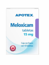 Meloxicam 15 mg caja con 10 tabs