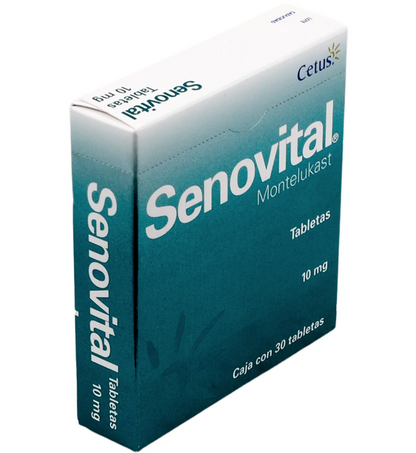 Senovital(Montelukast) 10mg con 30 tabs