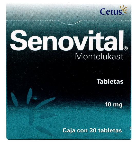 Senovital(Montelukast) 10mg con 30 tabs