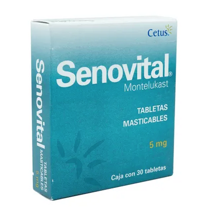 Senovital(Montelukast) 5mg con 30 tabs