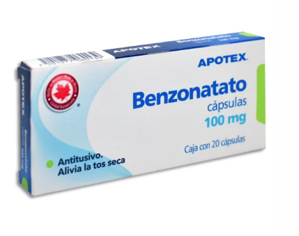 Benzonatato 100 mg caja con 20 caps