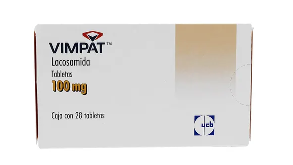 Vimpat 100 mg caja con 28 tabs