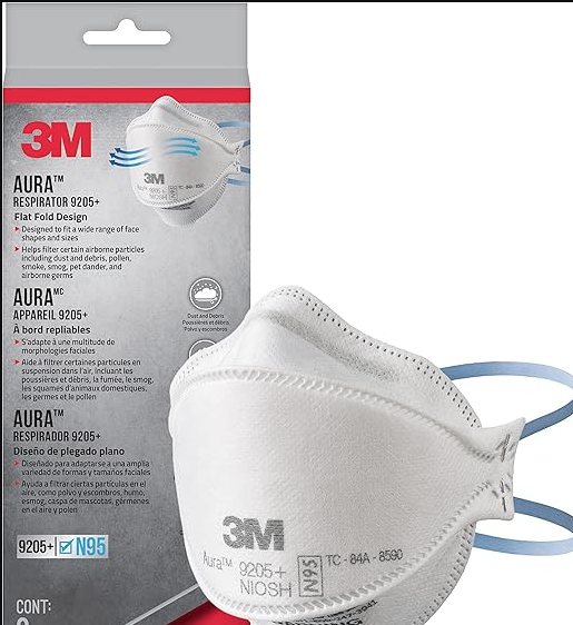 Cubrebocas N95 3M- 3 piezas