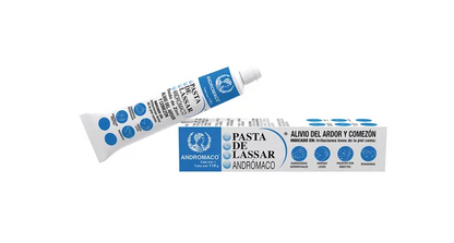 Pasta lassar (oxido de zinc 25%) alivio del ardor y comezón caja con 1 tubo de 110 g